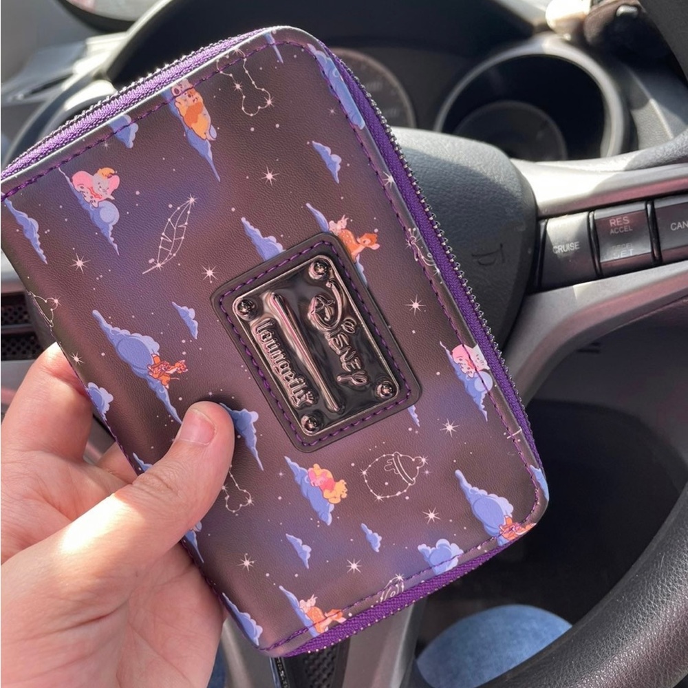 Disney cloud AOP Loungefly wallet